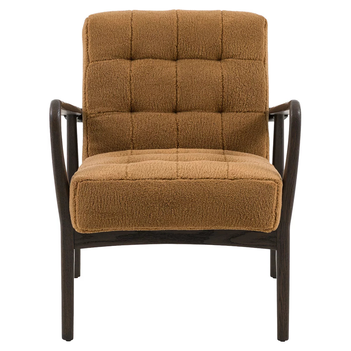 Gallery Humber Orange Faux Sheepskin Armchair