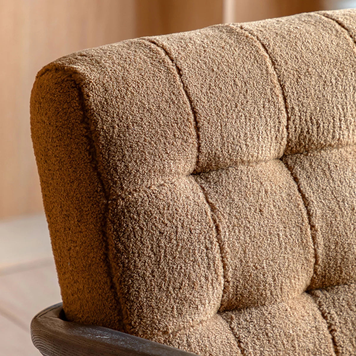 Gallery Humber Orange Faux Sheepskin Armchair