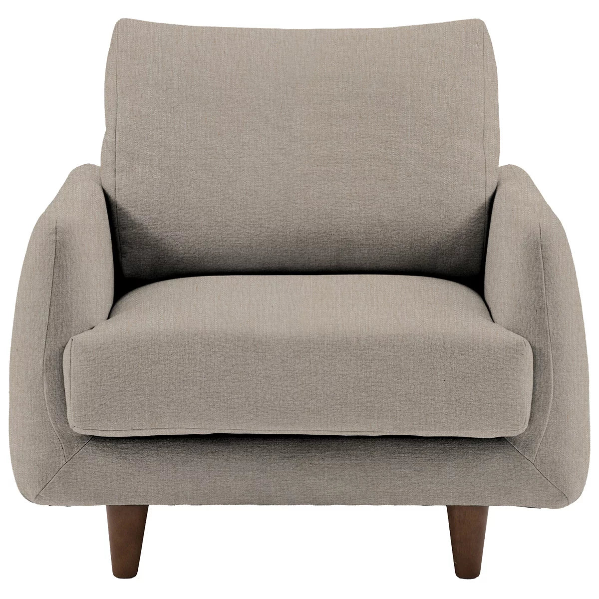 Gallery Oakwood Natural Fabric Armchair, view 6
