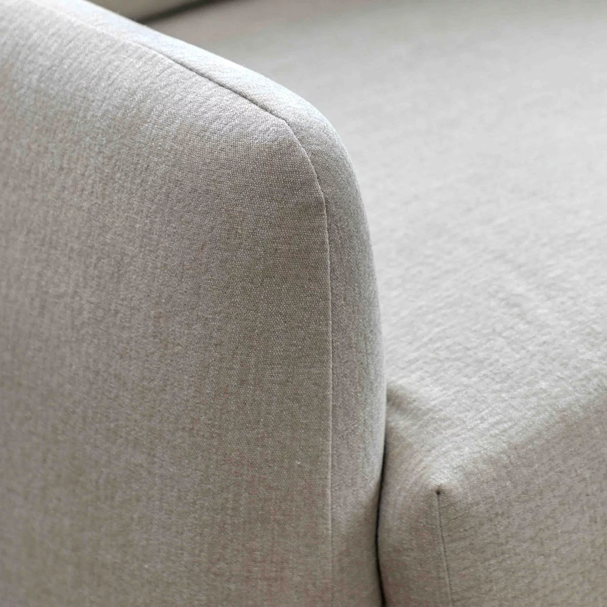 Gallery Oakwood Natural Fabric Armchair, view 5