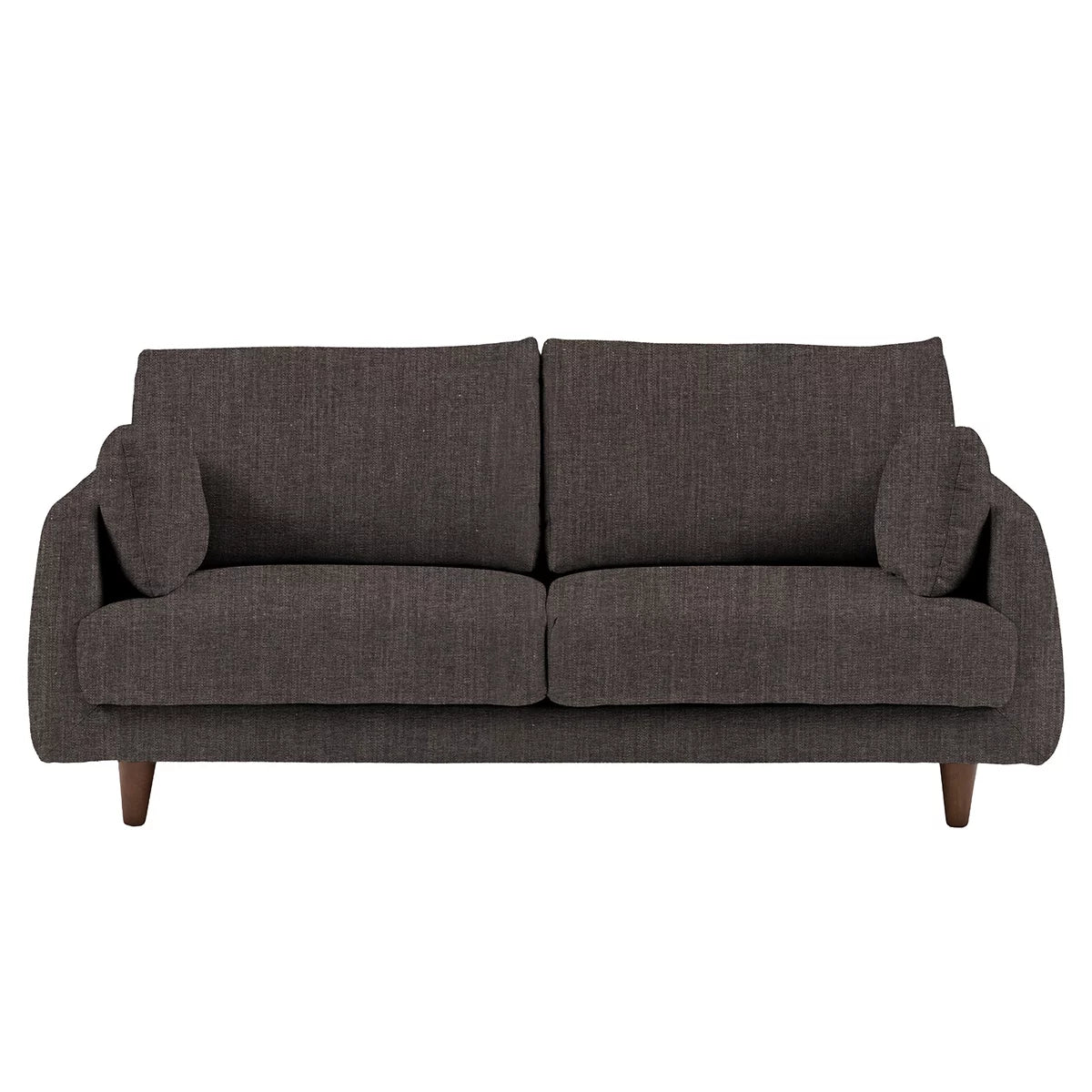Gallery Oakwood Dark Grey 3 Seater Fabric Sofa, view 7