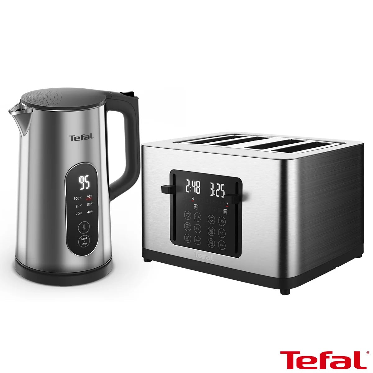Tefal TF65ADG Selection Kettle & Toaster in Inox