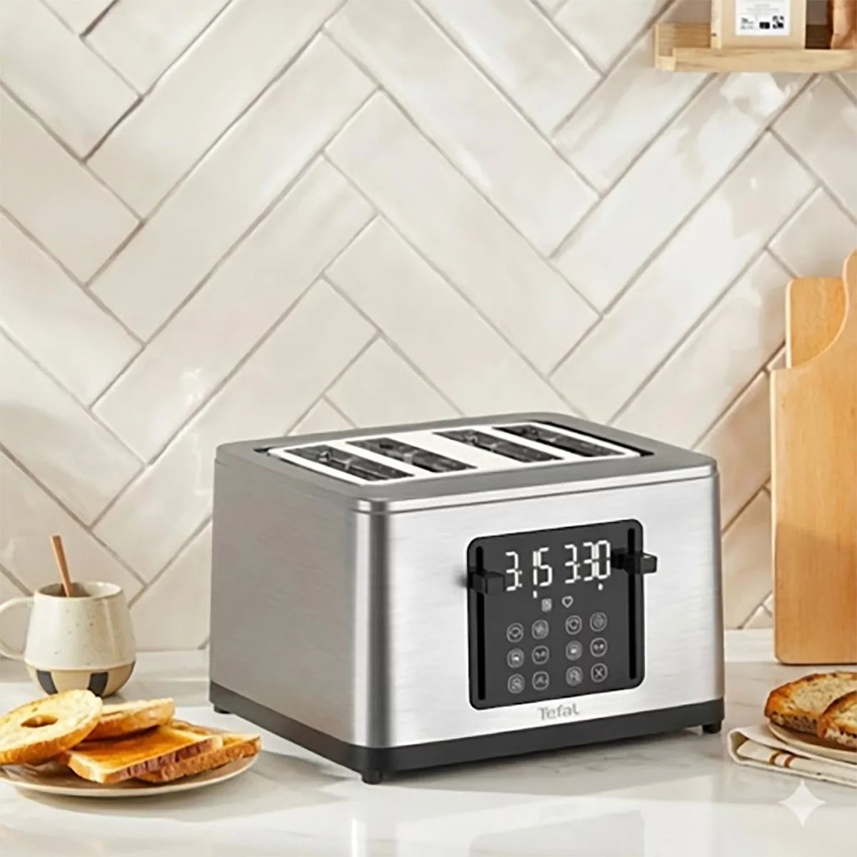 Tefal TF65ADG Selection Kettle & Toaster in Inox, view 3