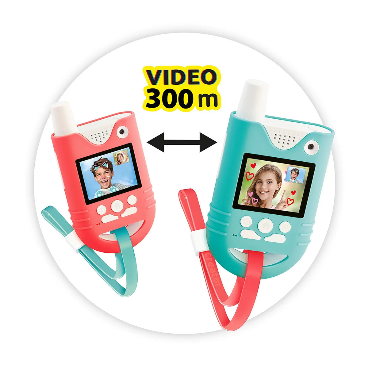 Com_Creator Video Walkie Talkies 2 Pack (5+ Years)