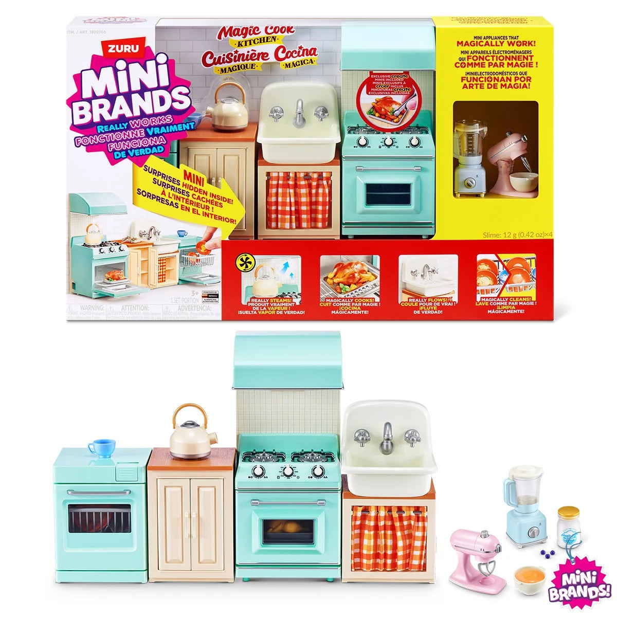Mini Brands Kitchen Playset with Mixer and Blender (6+ Years)