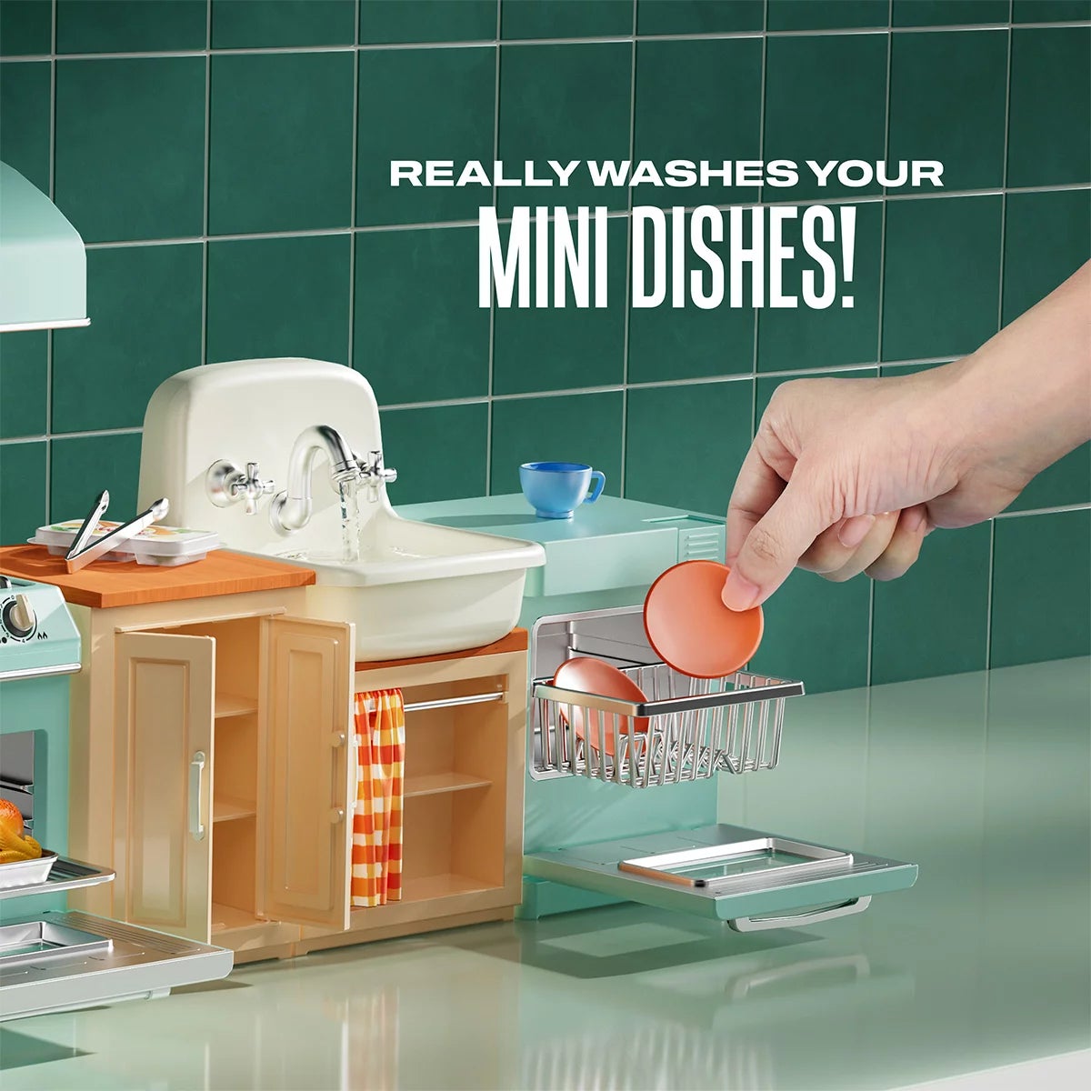Mini Brands Kitchen Playset with Mixer and Blender (6+ Years), view 6