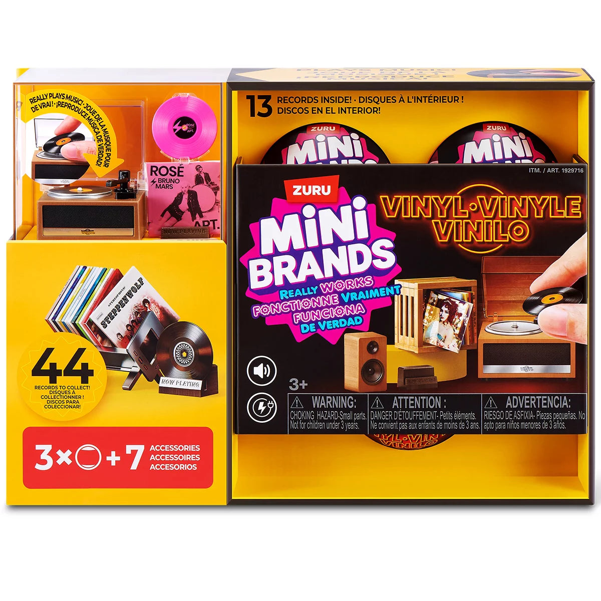 Mini Brands Really Works Vinyl Bundle Series 1 by ZURU (3+ Years)