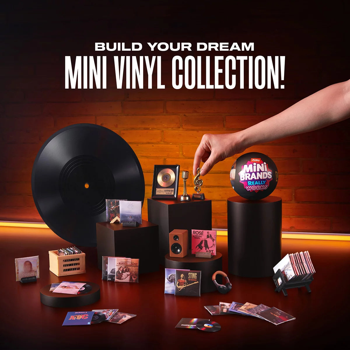 Mini Brands Really Works Vinyl Bundle Series 1 by ZURU (3+ Years)