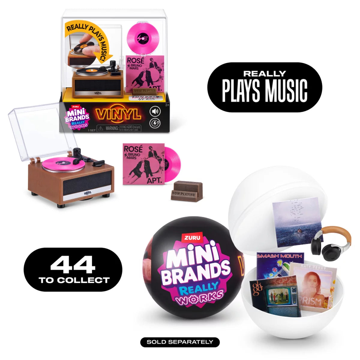 Mini Brands Really Works Vinyl Bundle Series 1 by ZURU (3+ Years)
