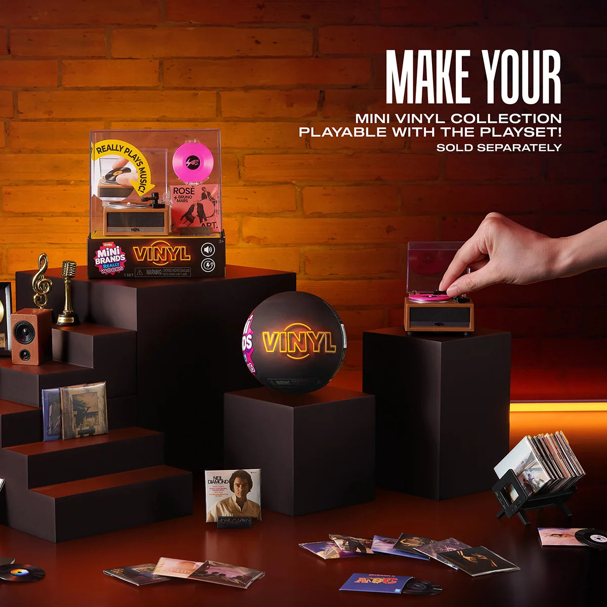 Mini Brands Really Works Vinyl Bundle Series 1 by ZURU (3+ Years)