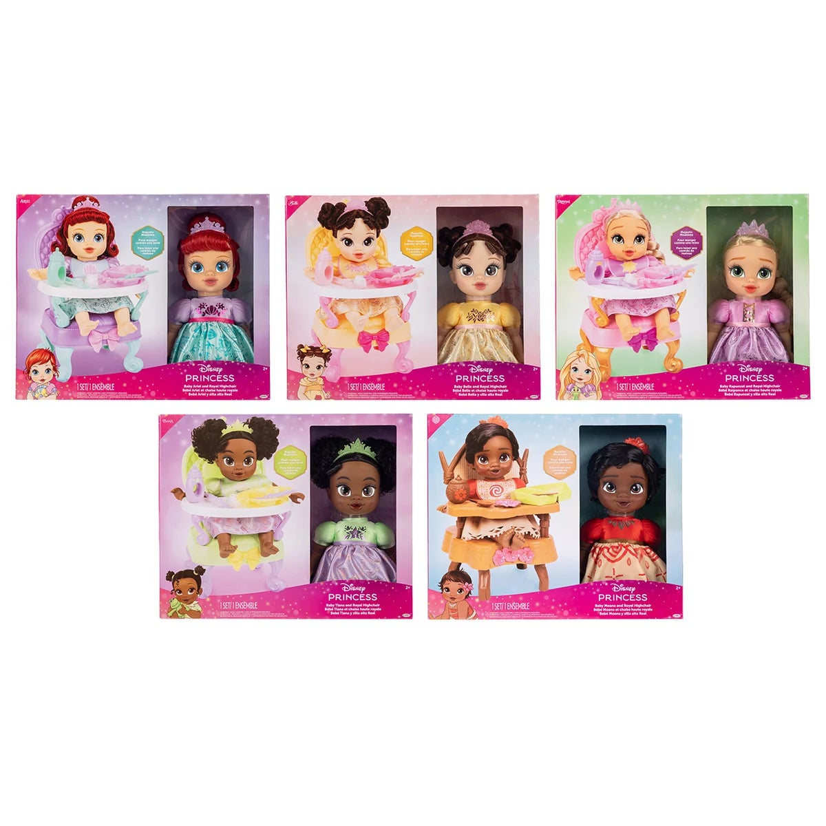 Disney Princess Baby Doll & Highchair Assortment (2+ Years)
