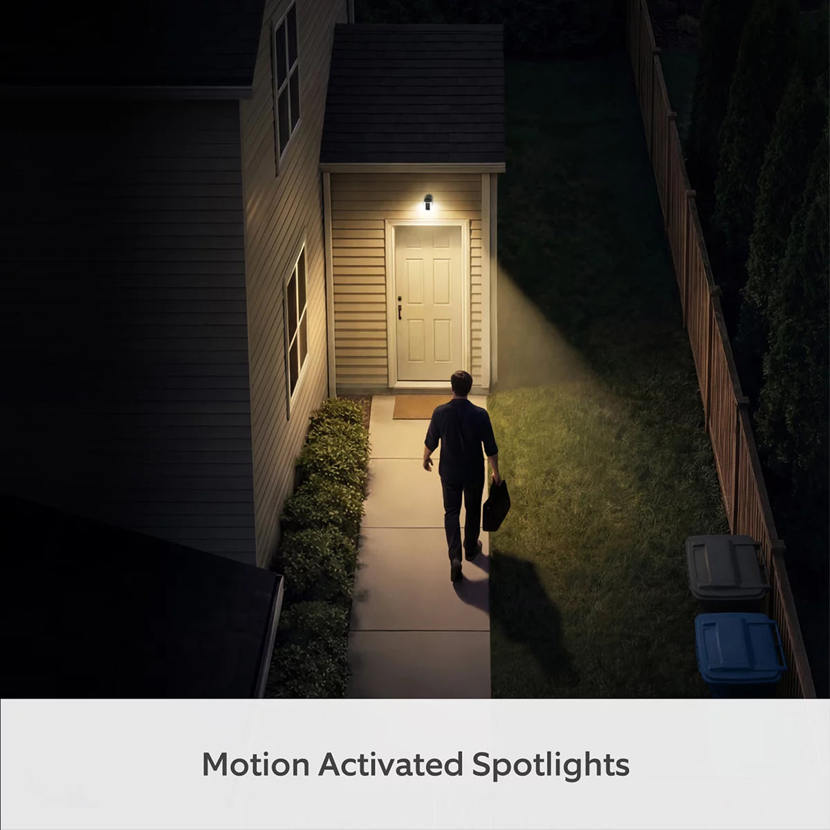 Ring Spotlight Cam (2nd Gen) Battery Black Security Camera, view 5