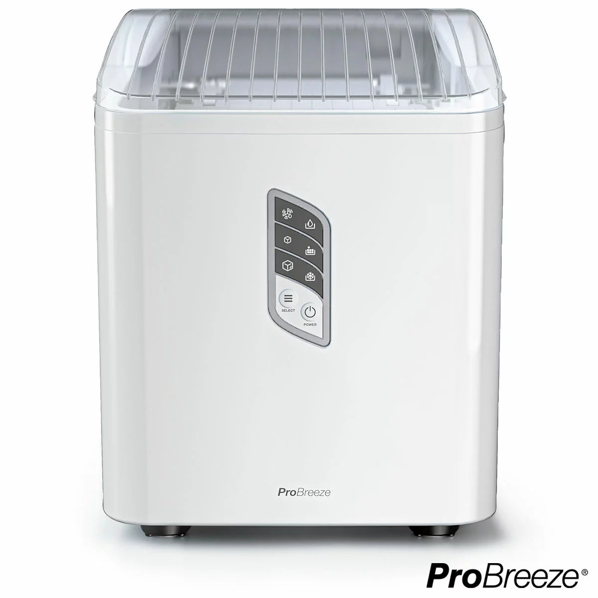 Pro Breeze 2L Countertop 15kg Ice Cube Maker in White