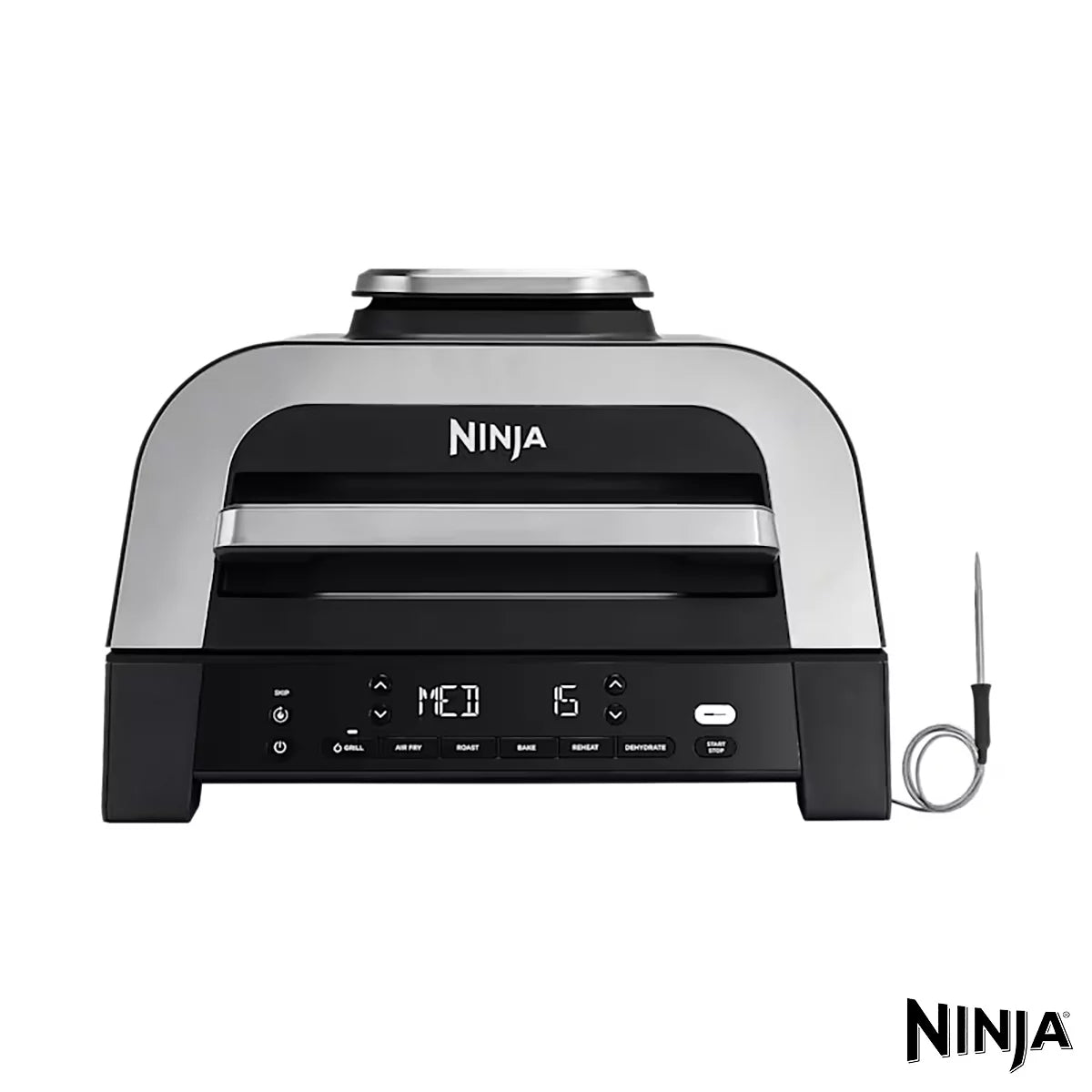 Ninja DG551UK 6-in-1 MAX Grill & Air Fryer in Grey