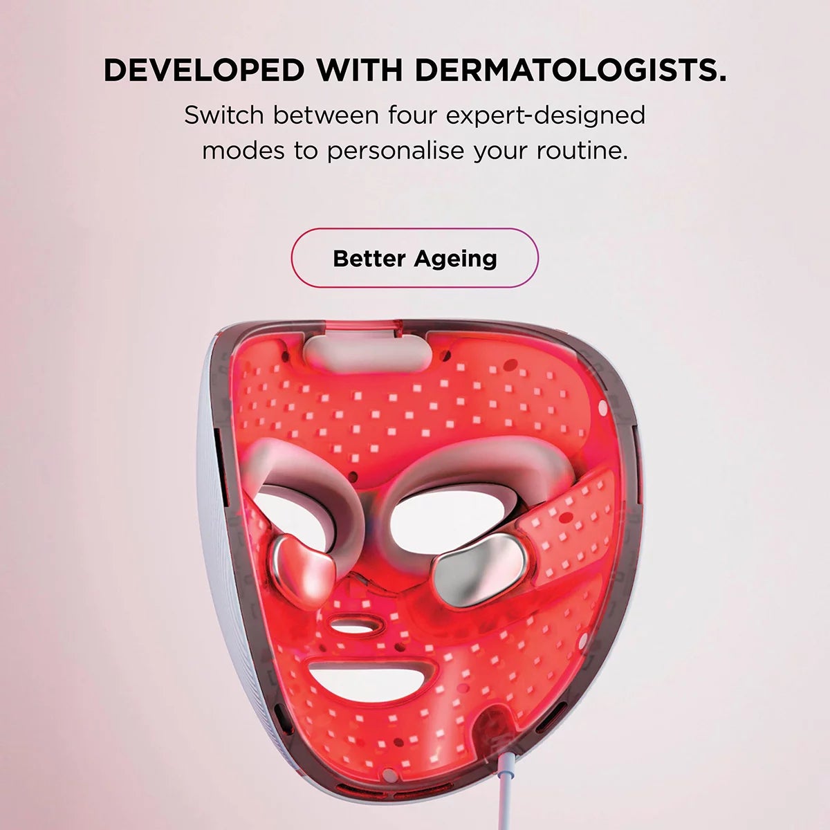 Shark FW312UKPL CryoGlow Under-Eye Cooling & LED Anti-Ageing & Blemish Repair Mask in Lilac Chill, view 6