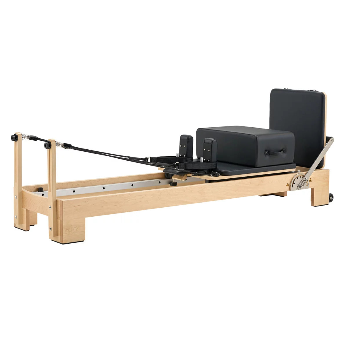 Hisooth StudioSolid Stationary Pilates Reformer 60cm Maple Frame