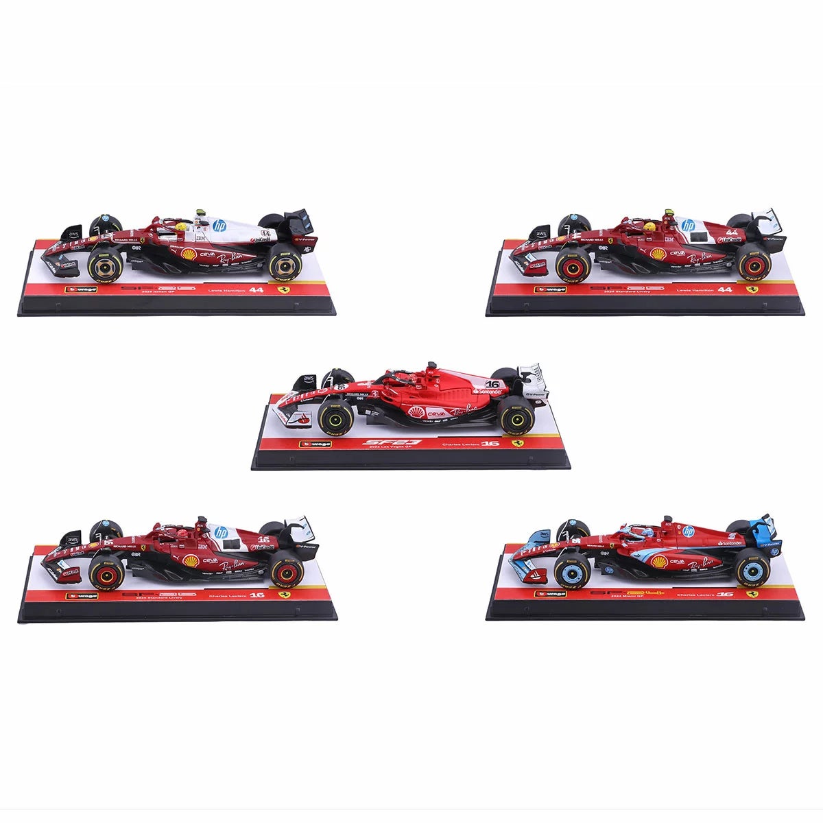 1:43 Formula 1 Racing Cars 5 Pack Assortment (3+ Years), view 3