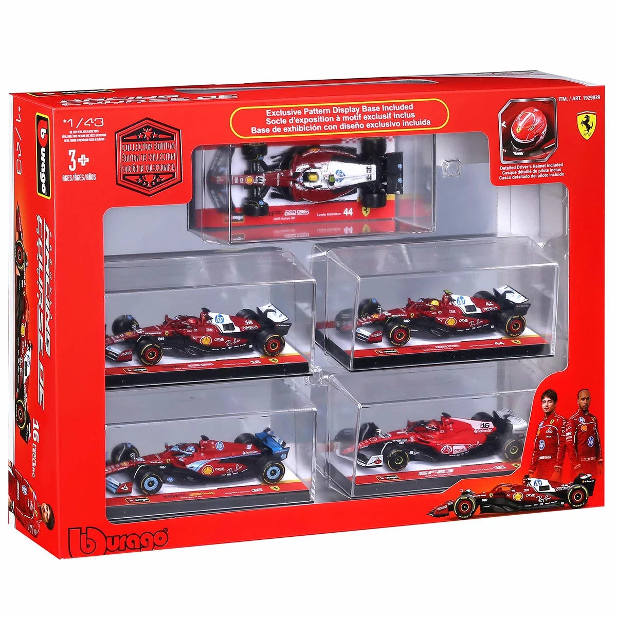 1:43 Formula 1 Racing Cars 5 Pack Assortment (3+ Years), view 6