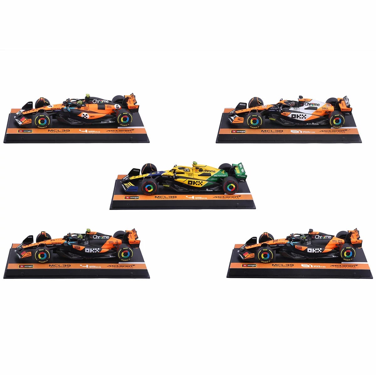 1:43 Formula 1 Racing Cars 5 Pack Assortment (3+ Years), view 8