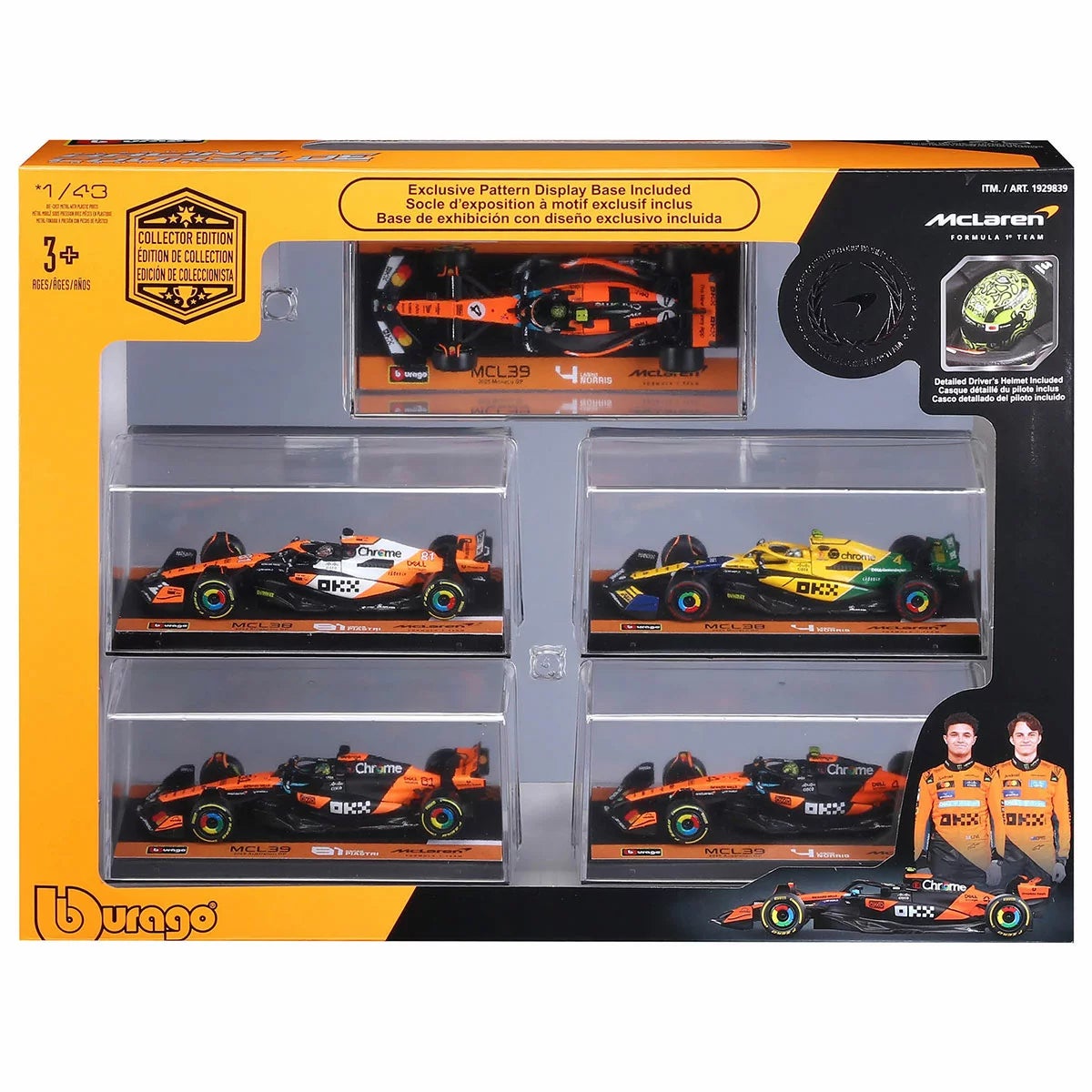 1:43 Formula 1 Racing Cars 5 Pack Assortment (3+ Years), view 11