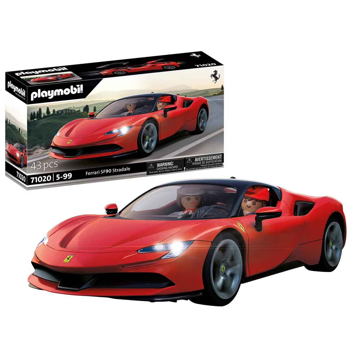 PLAYMOBIL 71343 Magnum Ferrari 308 GTS / PLAYMOBIL 71020 Ferrari SF90 Stradale (4+ Years), view 2