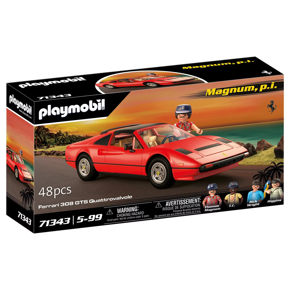 PLAYMOBIL 71343 Magnum Ferrari 308 GTS / PLAYMOBIL 71020 Ferrari SF90 Stradale (4+ Years), view 6