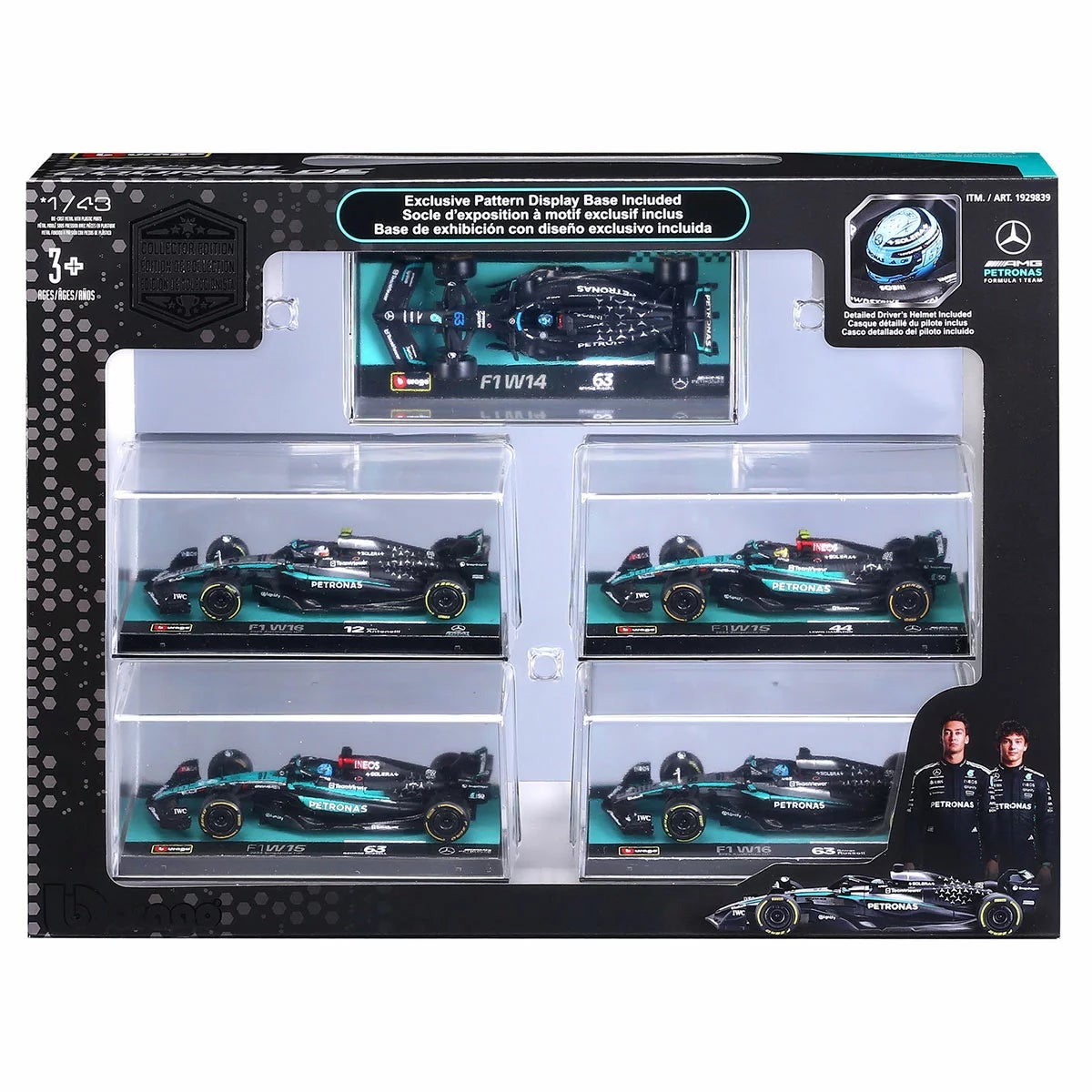1:43 Formula 1 Racing Cars 5 Pack Assortment (3+ Years), view 14