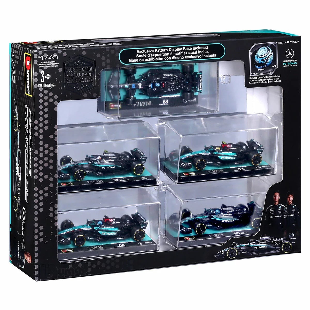 1:43 Formula 1 Racing Cars 5 Pack Assortment (3+ Years), view 15