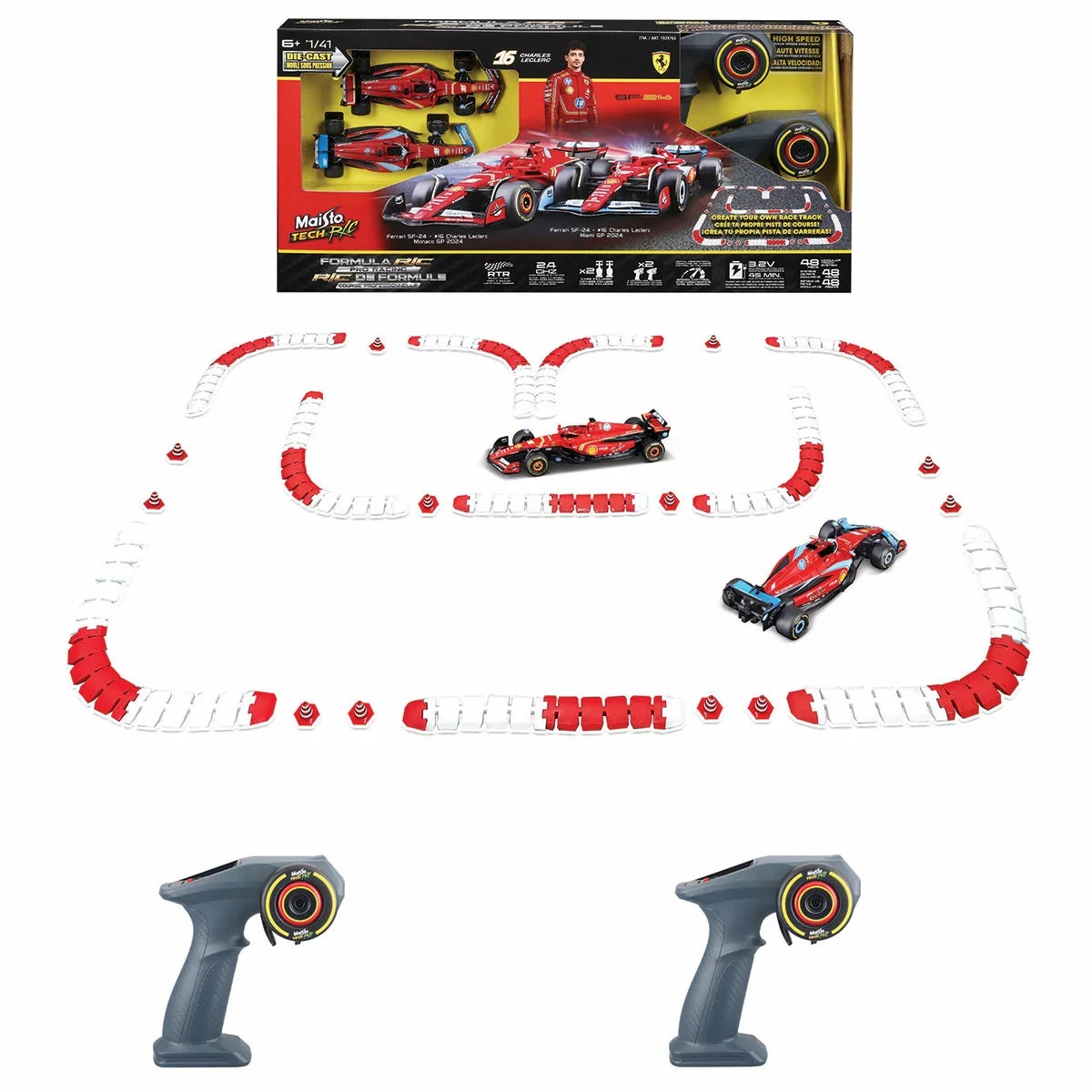 1:41 Formula Racing 2 Pack with 48-piece Track Assortment (6+ Years), view 2