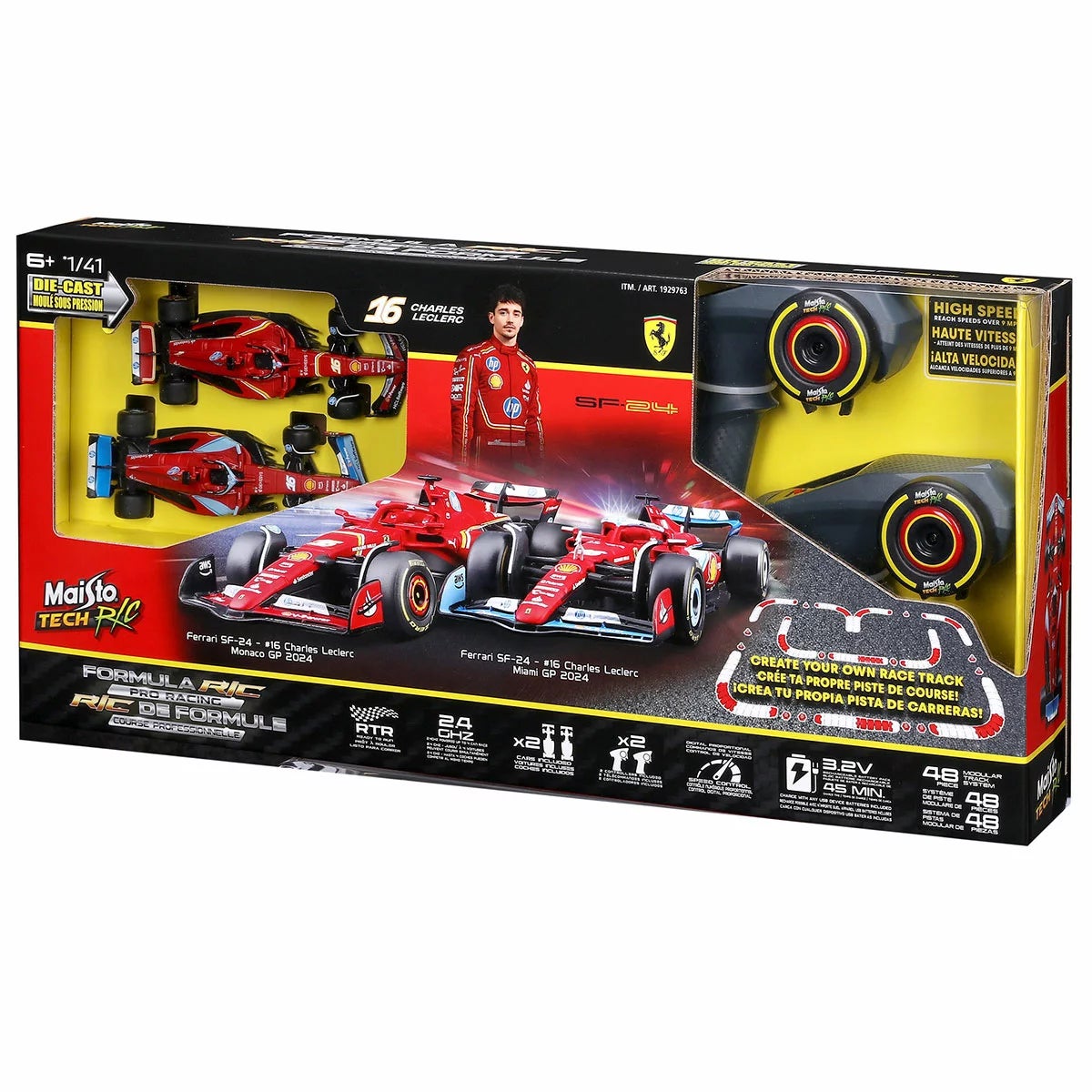 1:41 Formula Racing 2 Pack with 48-piece Track Assortment (6+ Years), view 6
