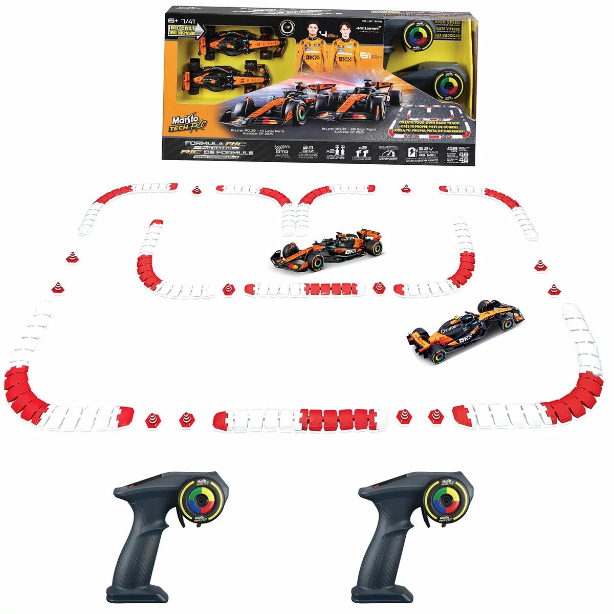 1:41 Formula Racing 2 Pack with 48-piece Track Assortment (6+ Years), view 8