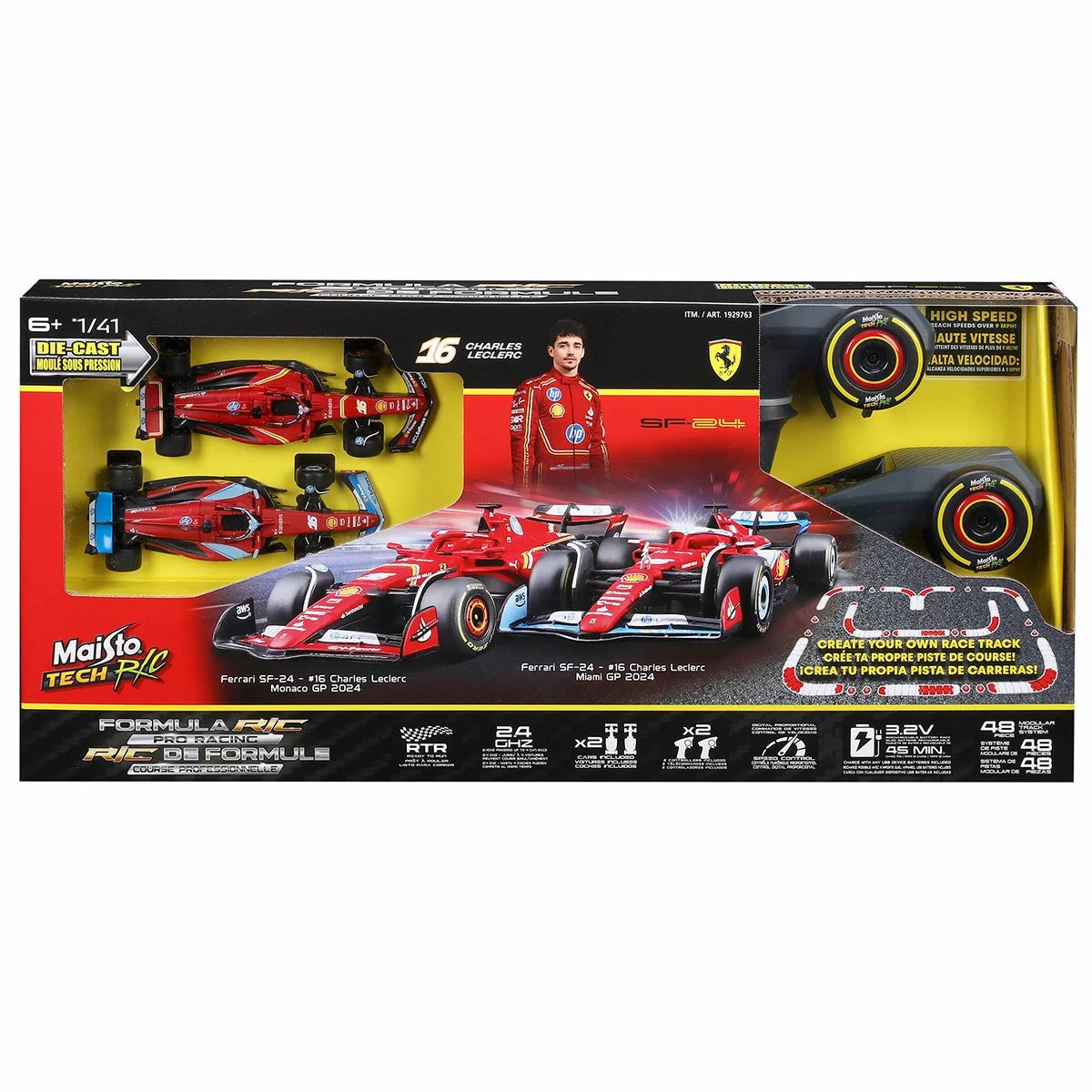1:41 Formula Racing 2 Pack with 48-piece Track Assortment (6+ Years), view 5