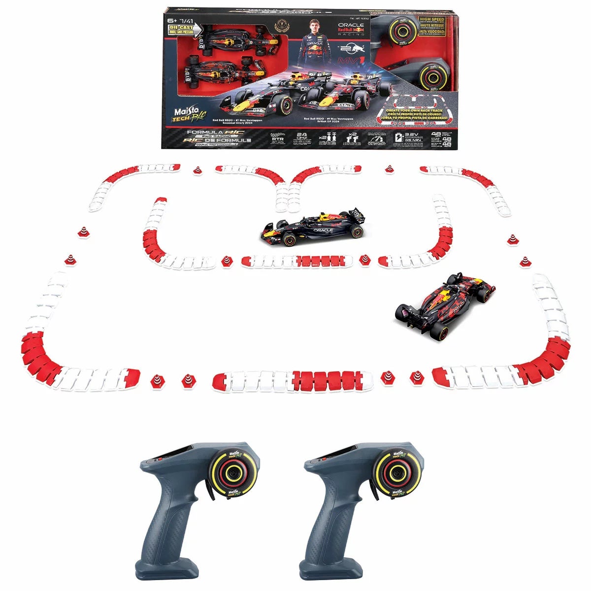 1:41 Formula Racing 2 Pack with 48-piece Track Assortment (6+ Years), view 14