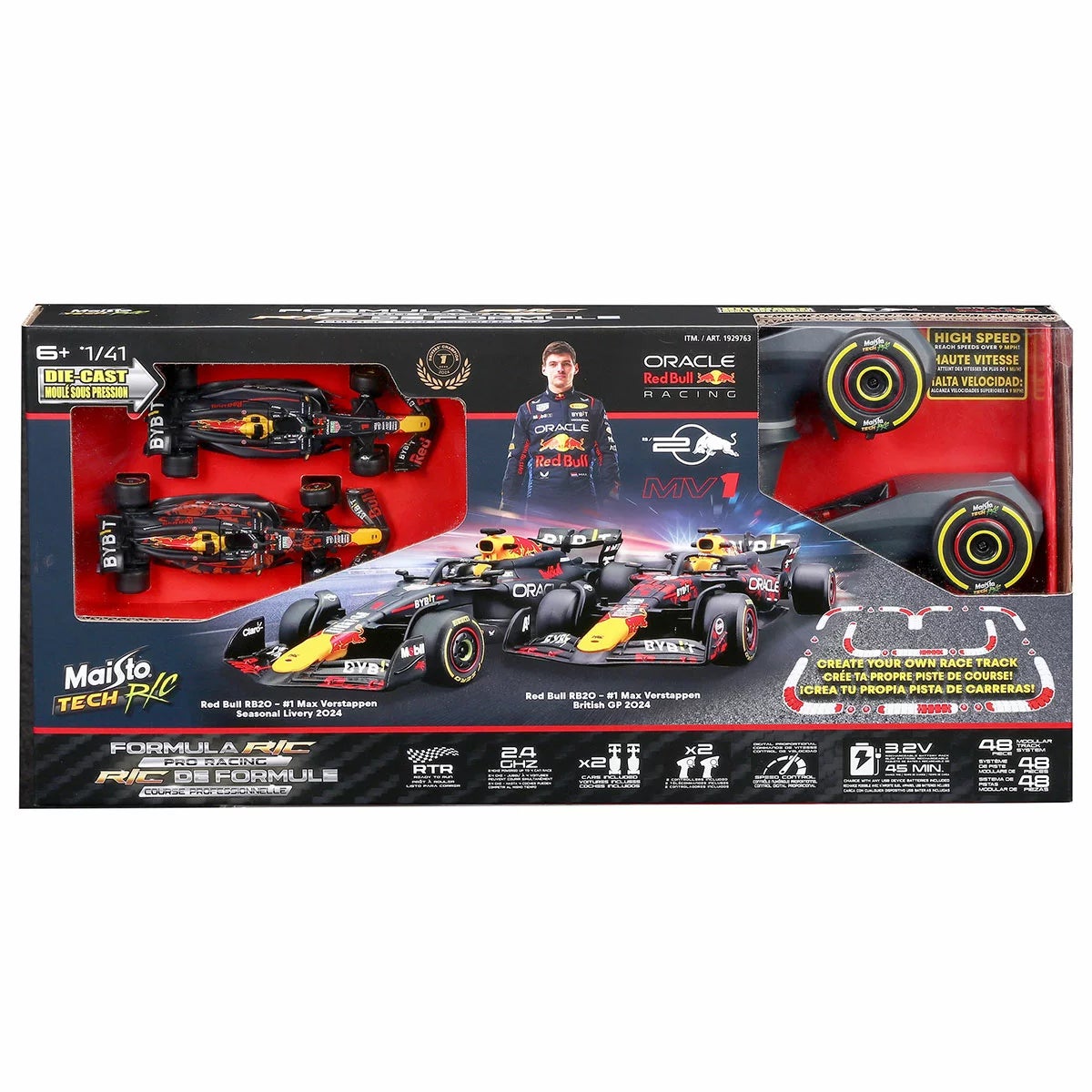 1:41 Formula Racing 2 Pack with 48-piece Track Assortment (6+ Years), view 17