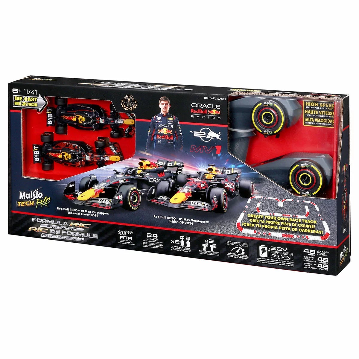 1:41 Formula Racing 2 Pack with 48-piece Track Assortment (6+ Years), view 18