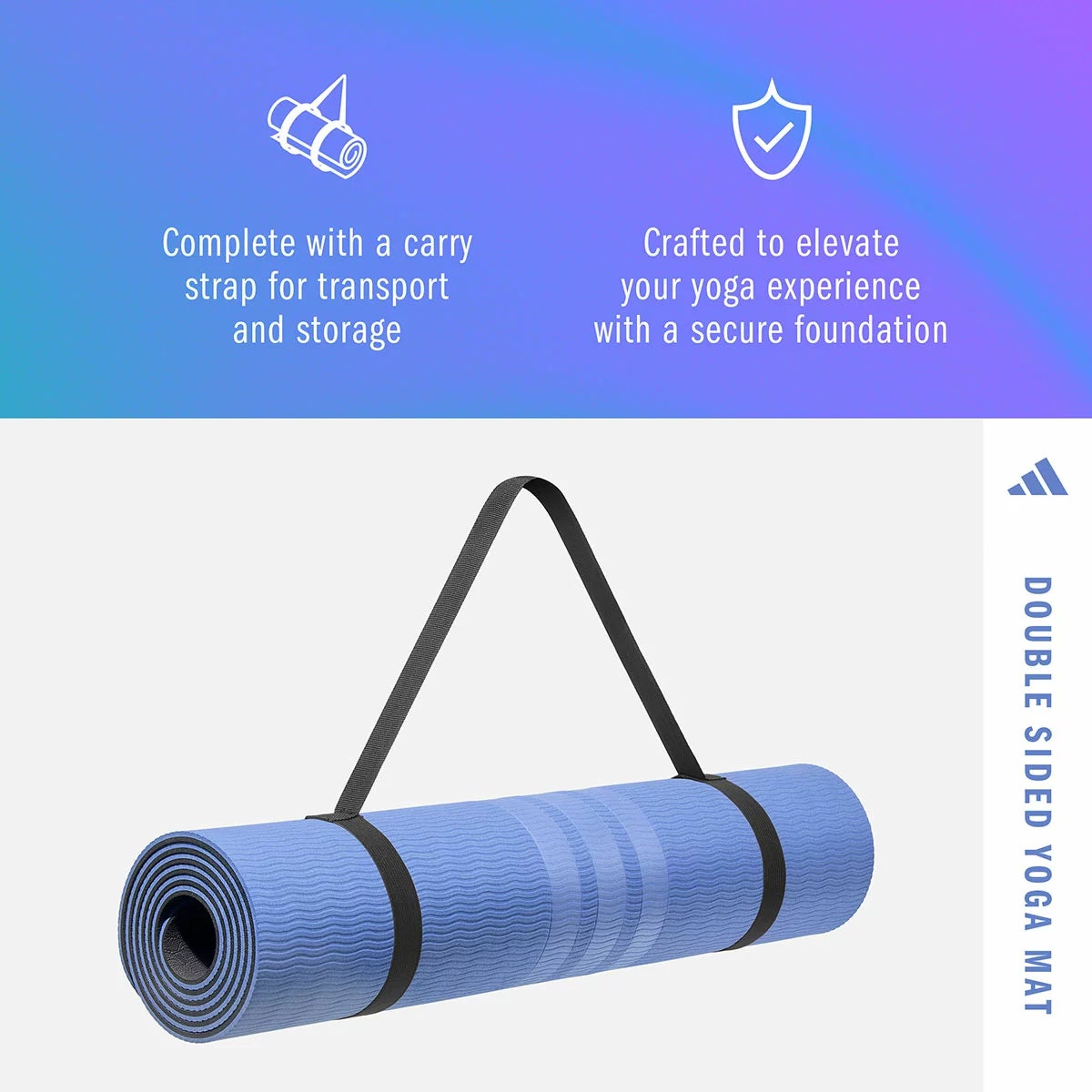 Adidas Double Sided Yoga Mat, view 4