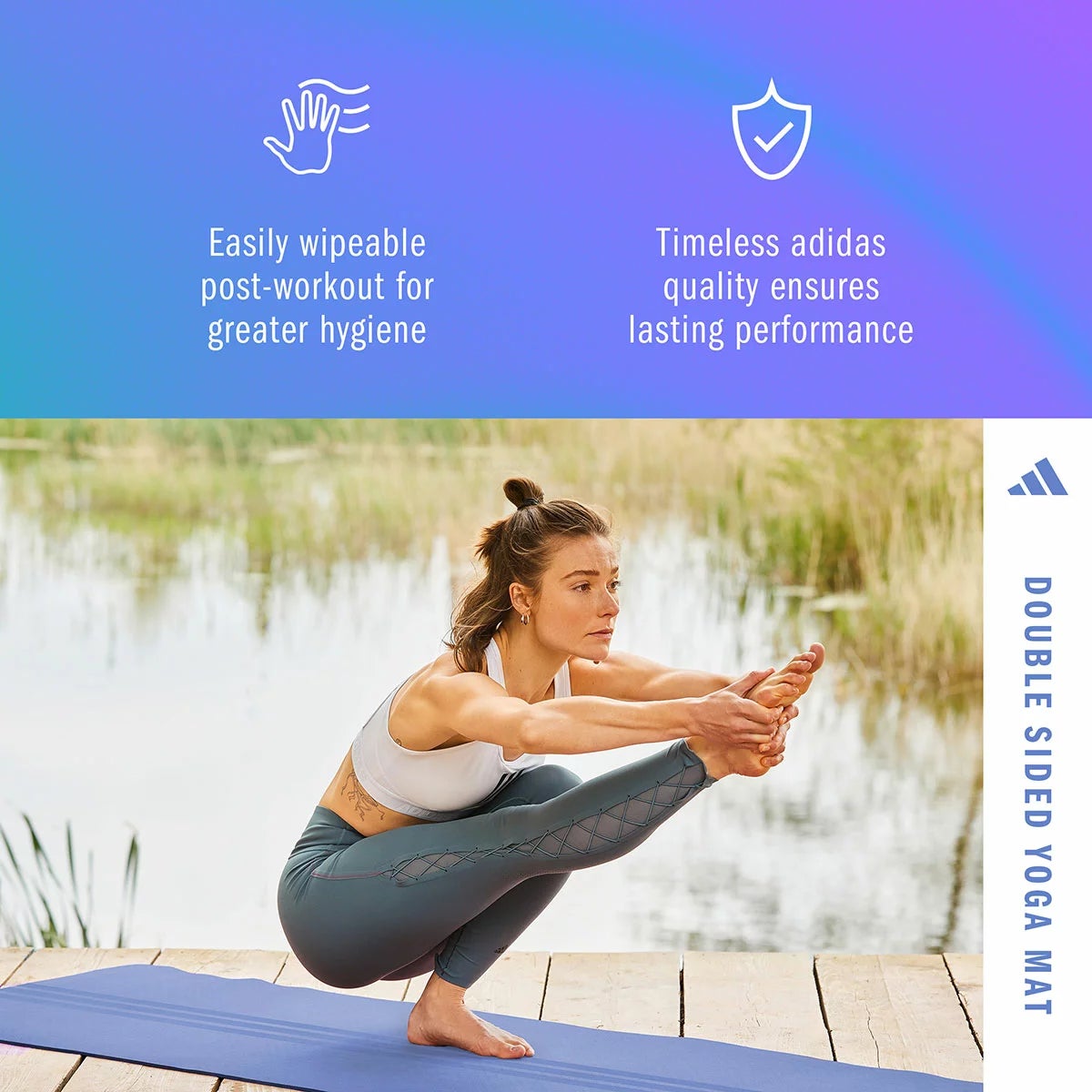Adidas Double Sided Yoga Mat, view 14