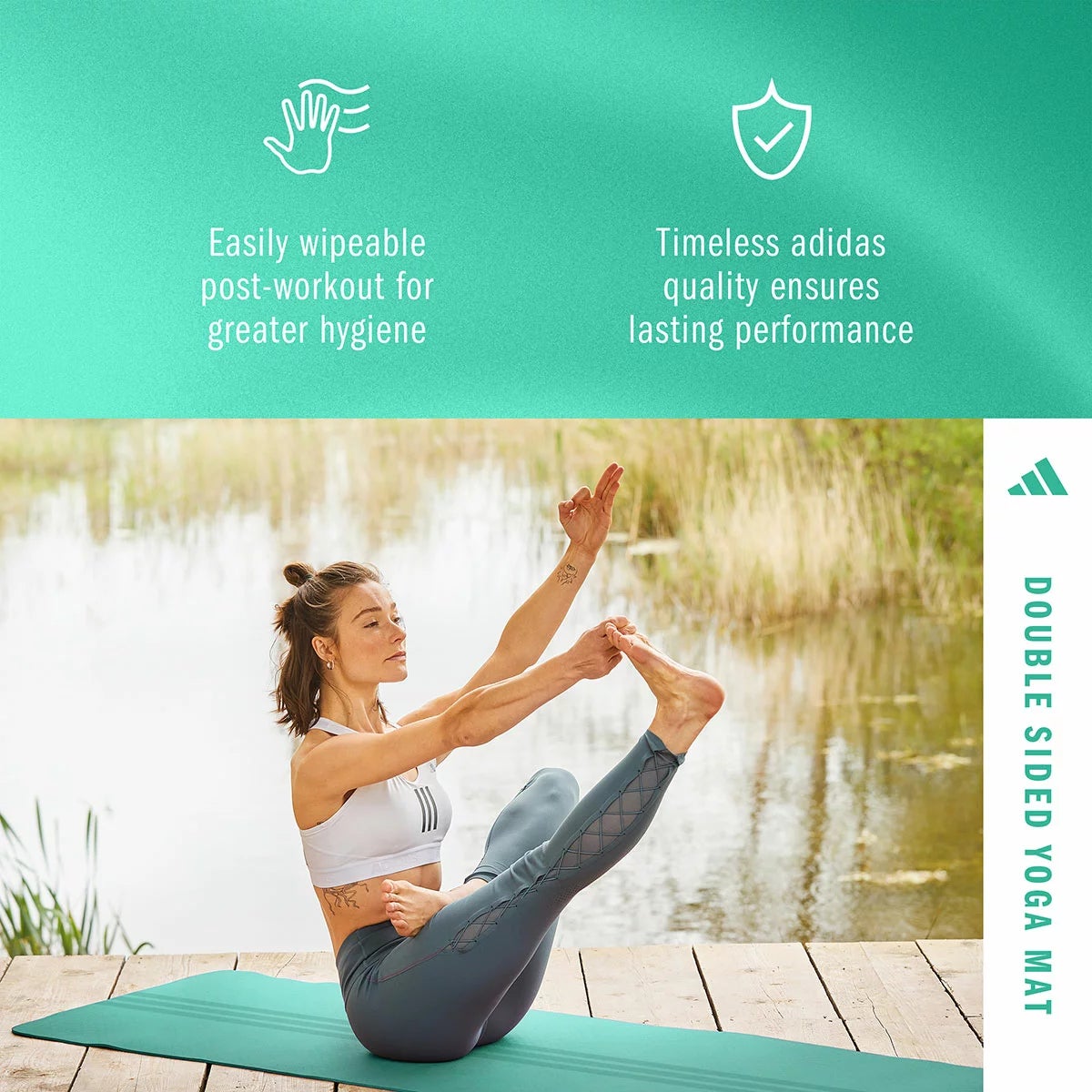 Adidas Double Sided Yoga Mat, view 22