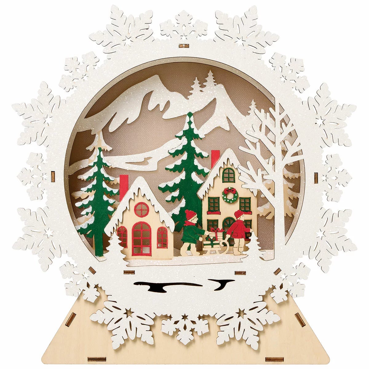 Light Up Wooden Holiday Icons-Set Of 2, view 21