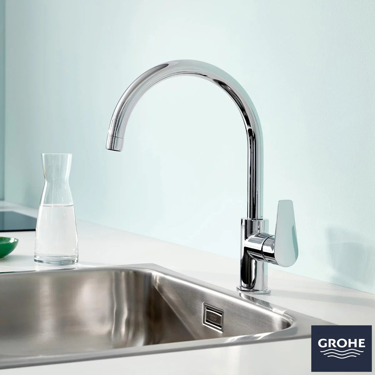 Grohe Start Edge Kitchen Sink Mixer Tap