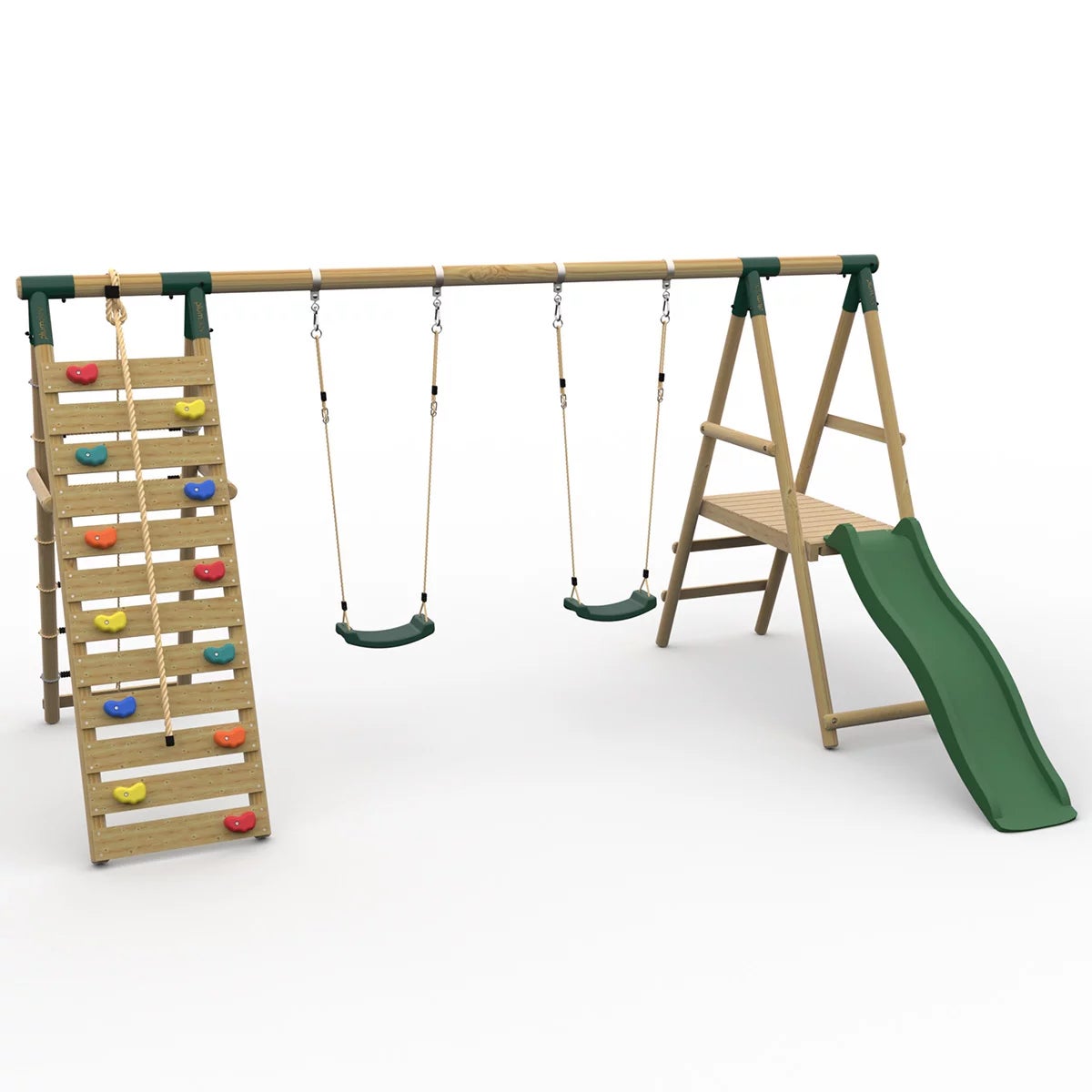 Plum Ultimate V Premium Wood Swing (3-10 Years), view 3