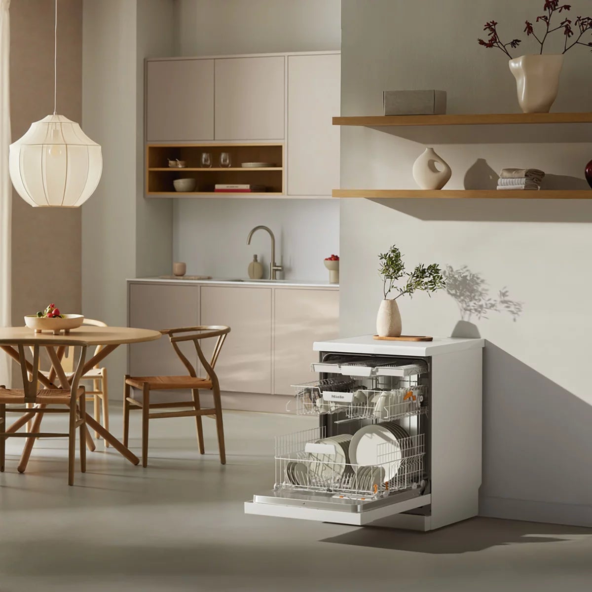 Miele G5632, 14 Place Setting Freestanding Dishwasher, A Rated in White, view 2