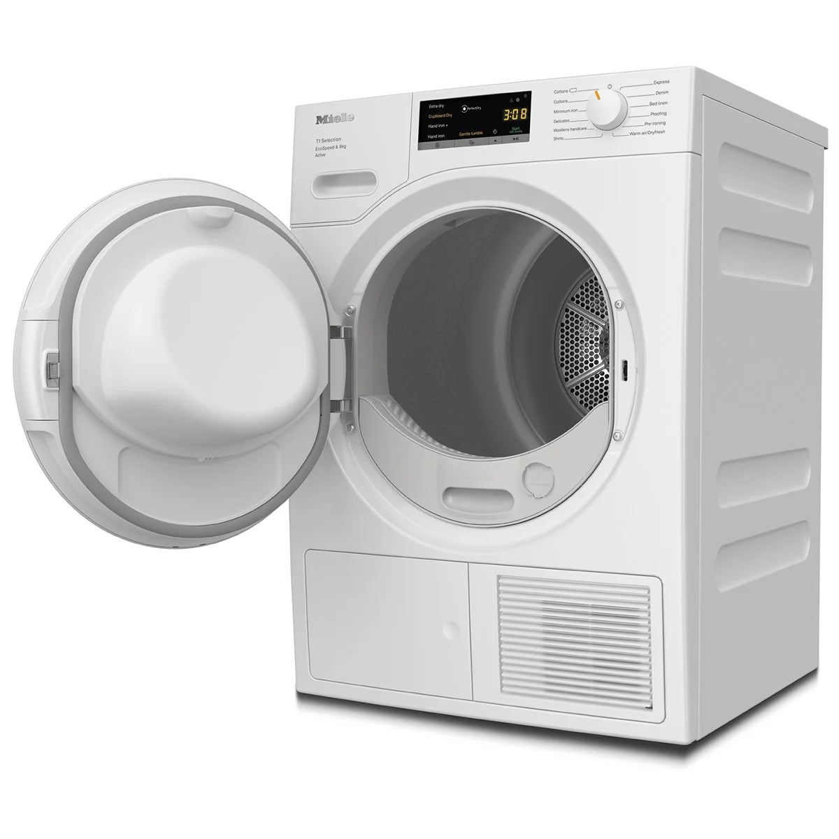 Miele TSA523 WP 8kg Heat Pump Tumble Dryer, A+++ Rated in White, view 2