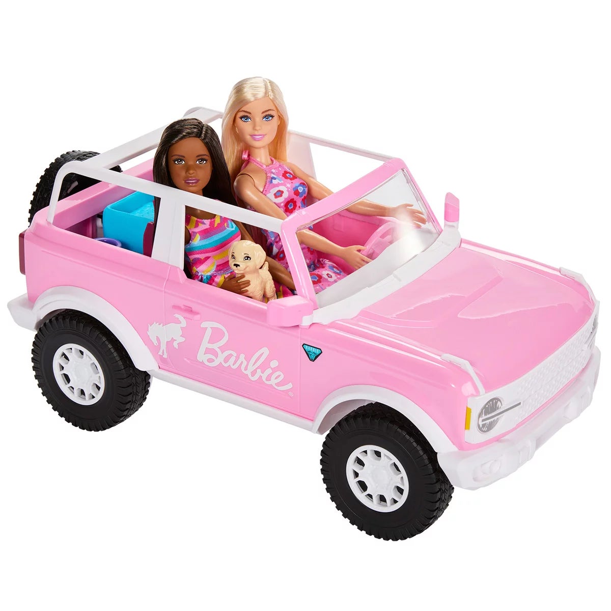 Barbie Bronco Hot Wheels RC Car with Two Dolls and Accessories (4+ Years), view 5