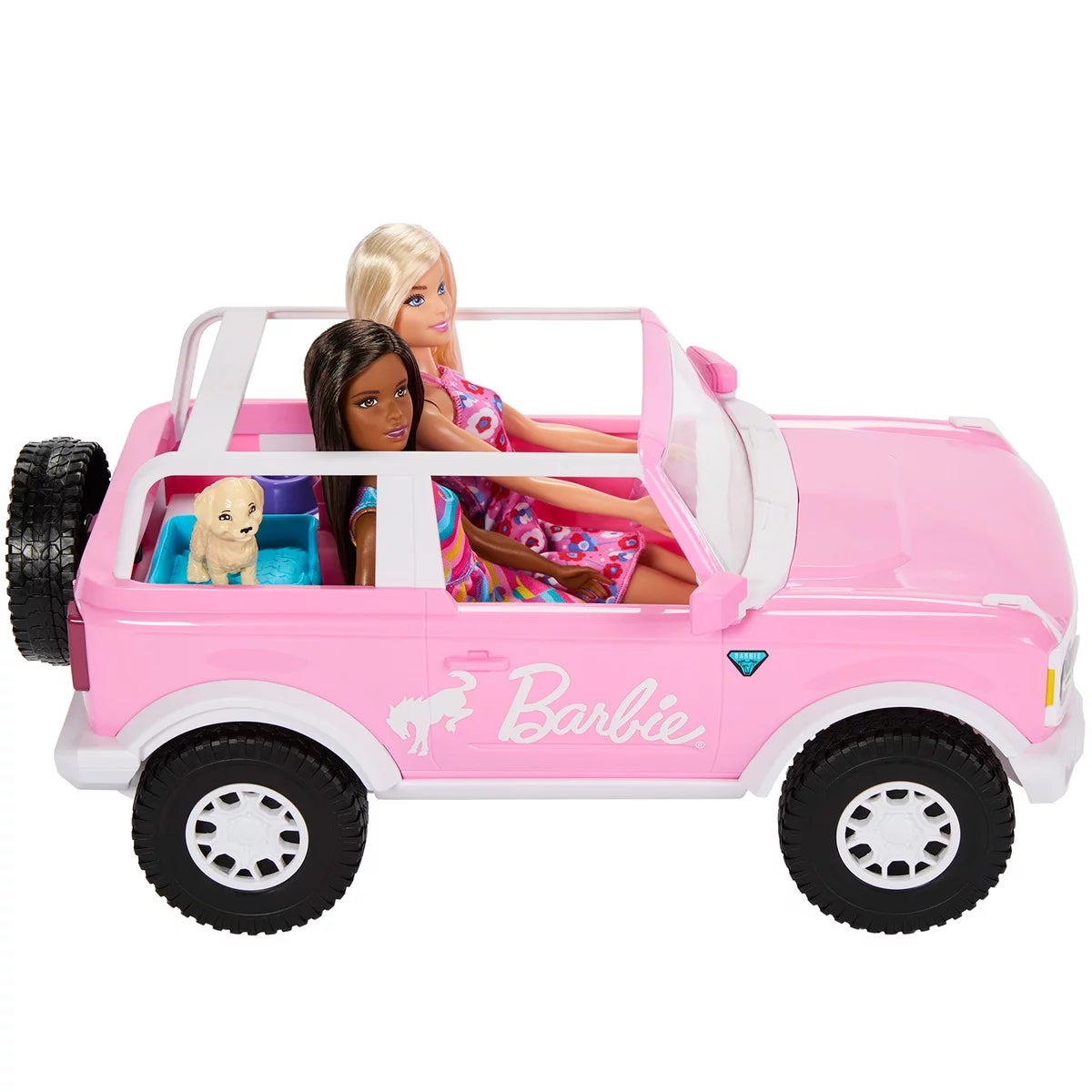 Barbie Bronco Hot Wheels RC Car with Two Dolls and Accessories (4+ Years), view 6
