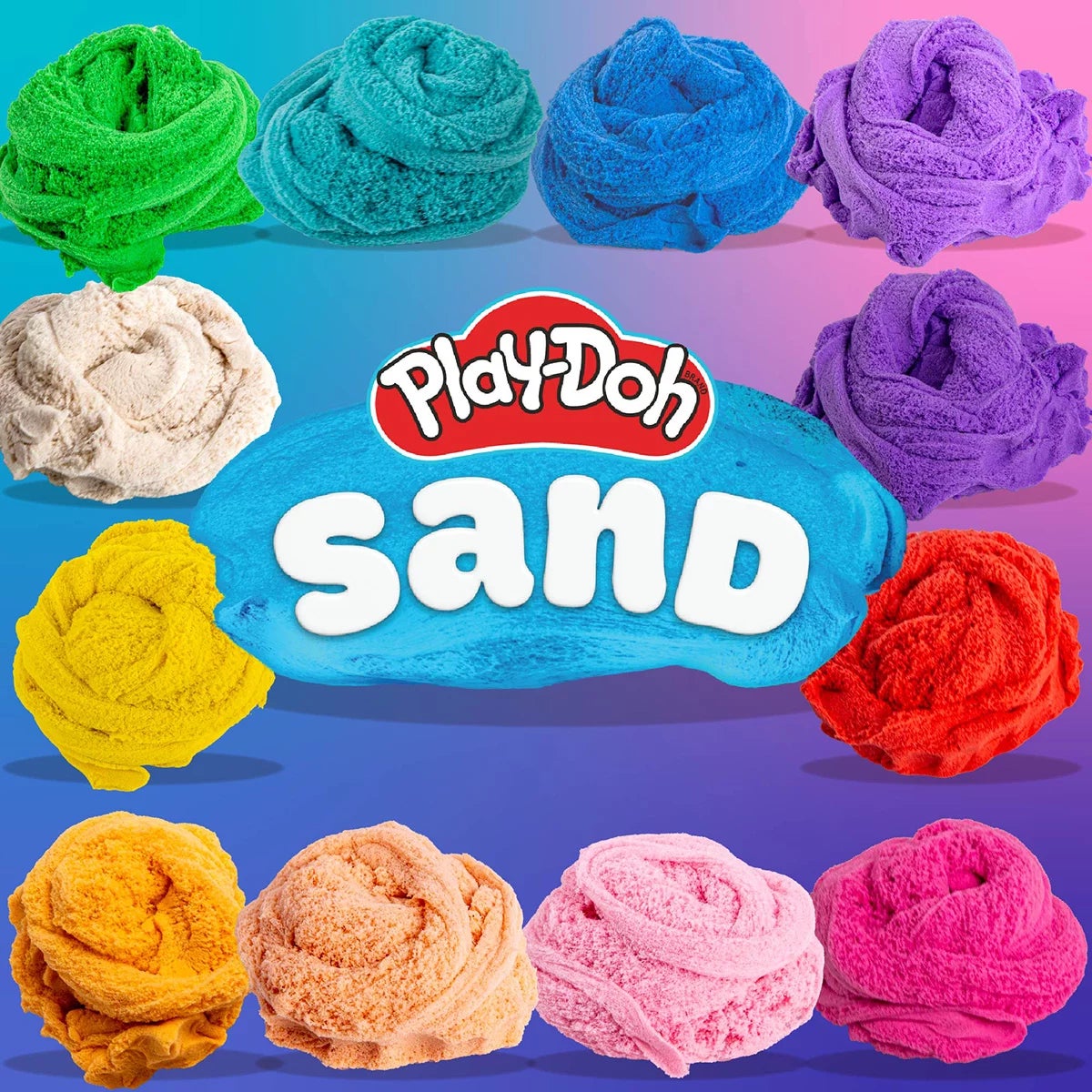PlayDoh 12 Mega Variety Assortment - Slime / Sand (3+ Years), view 5