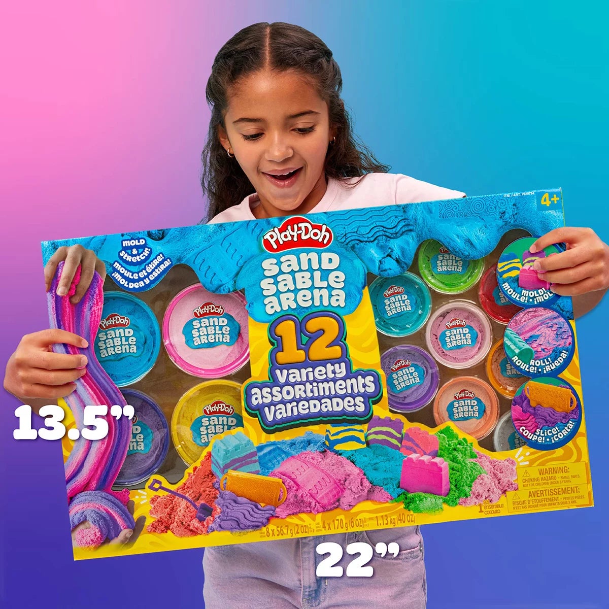 PlayDoh 12 Mega Variety Assortment - Slime / Sand (3+ Years), view 7