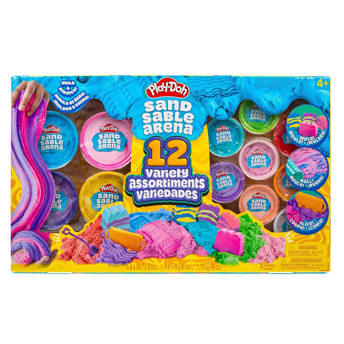 PlayDoh 12 Mega Variety Assortment - Slime / Sand (3+ Years), view 8