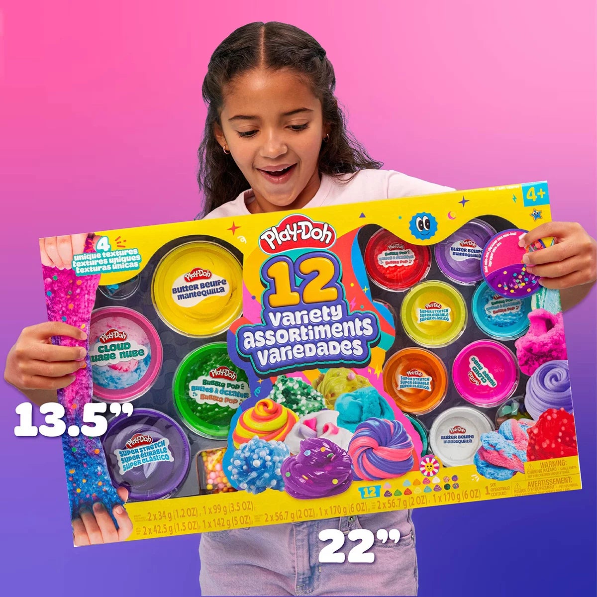 PlayDoh 12 Mega Variety Assortment - Slime / Sand (3+ Years), view 16