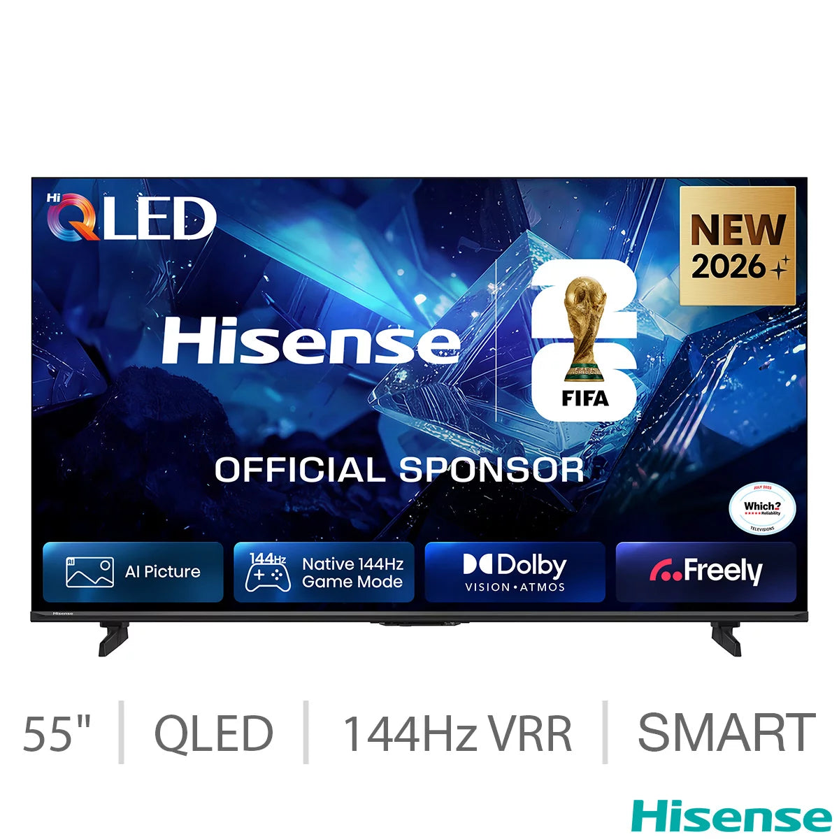 Hisense 55E78STUK PRO 55 Inch QLED HD Smart TV